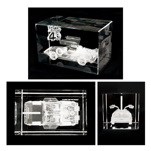 バック・トゥ・ザ・フューチャー 40th クリスタルオブジェ