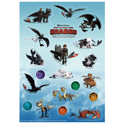 ヒックとドラゴン 聖地への冒険 シール