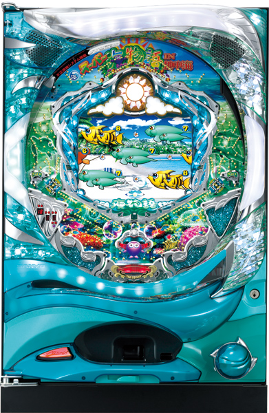 SANYO CRスーパー海物語IN地中海MTB 中古パチンコ実機 [枠名：ゴールド