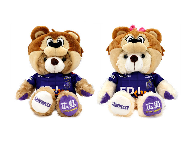 ご当地ベア2025サンフレッチェ広島（サンチェ/ フレッチェ）ぬいぐるみS