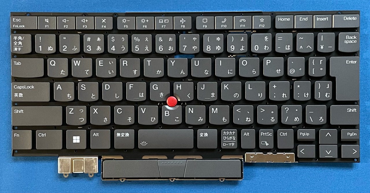 純正新品 Lenovo Thinkpad X1 Yoga 2022年 第7世代用 日本語キーボード