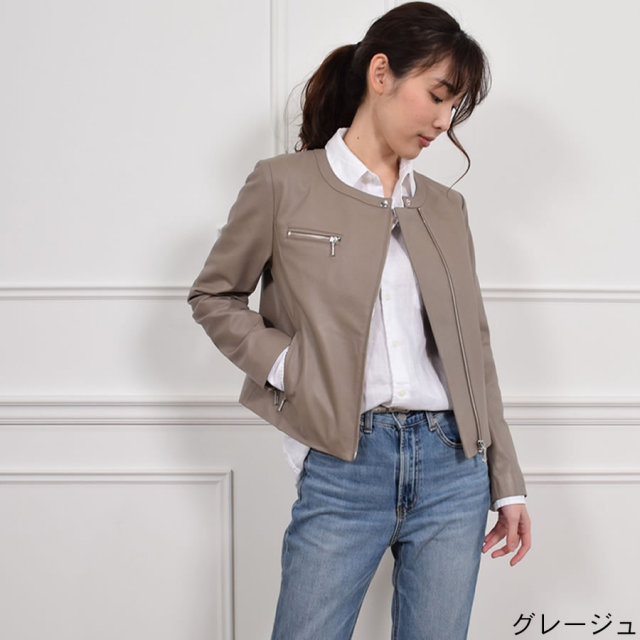 20%OFF 会員価格適用外】[Merfirge] 本革 ラムレザー ライダース