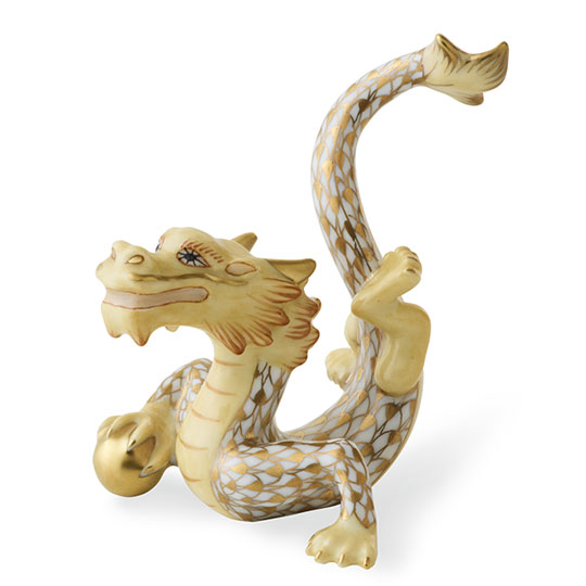 干支置物・たつ（ゴールド）