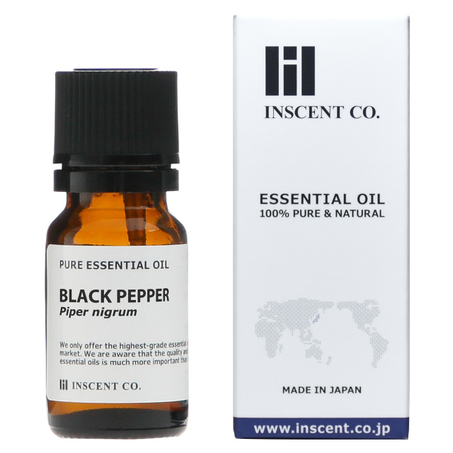 ブラックペッパー 10ml インセント エッセンシャルオイル 精油
