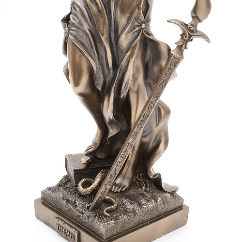 送料無料】イタリア製/ITALY 置物/インテリア ブロンズ像 女神/正義の