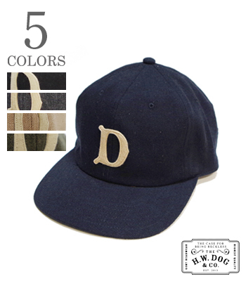 THE H.W.DOG&CO. ウール|コットン|ベースボールキャップ『BASEBALL CAP