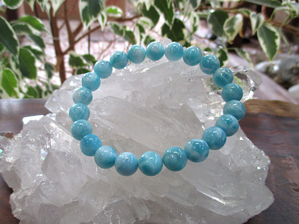 ラリマー 高品質 ブレスレット 通販 約8.5mm | 天然石アクセサリー販売