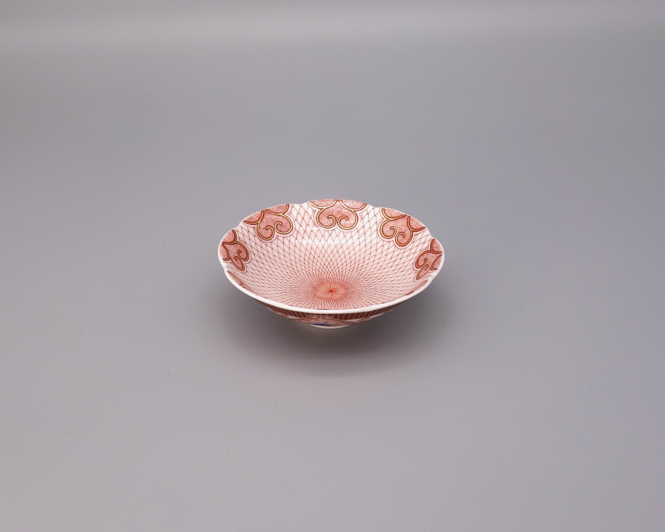 酒盃 赤絵唐草文 [ 林美佳里 ]