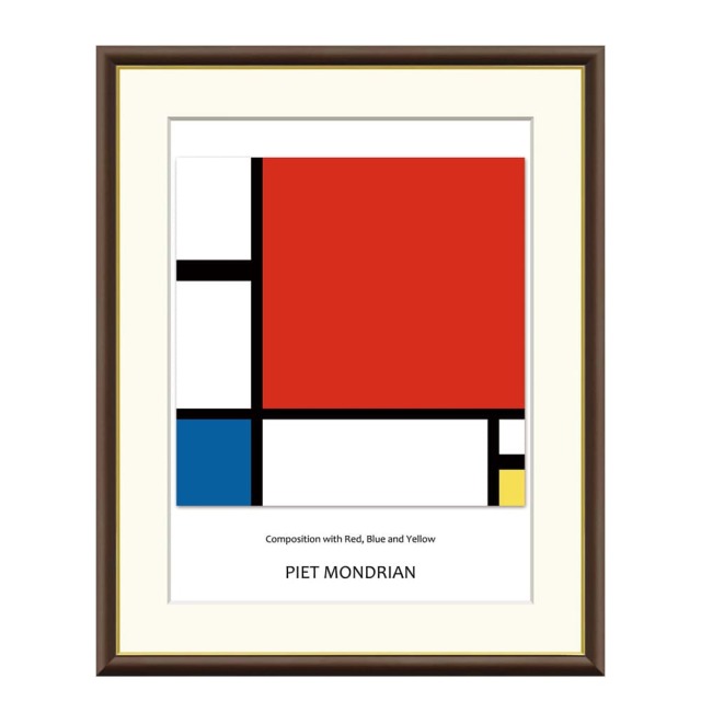 Piet Mondrian（ピエト モンドリアン）赤・青・黄のコンポジション