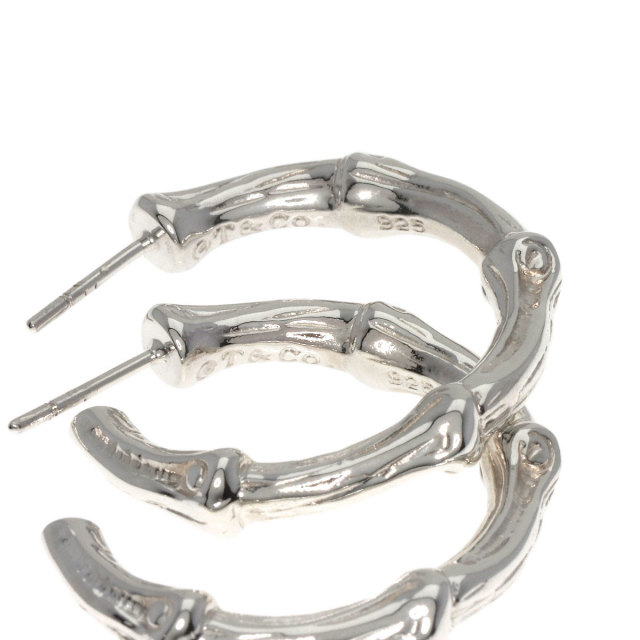 TIFFANY&Co. ティファニー バンブー フープ ピアス シルバー