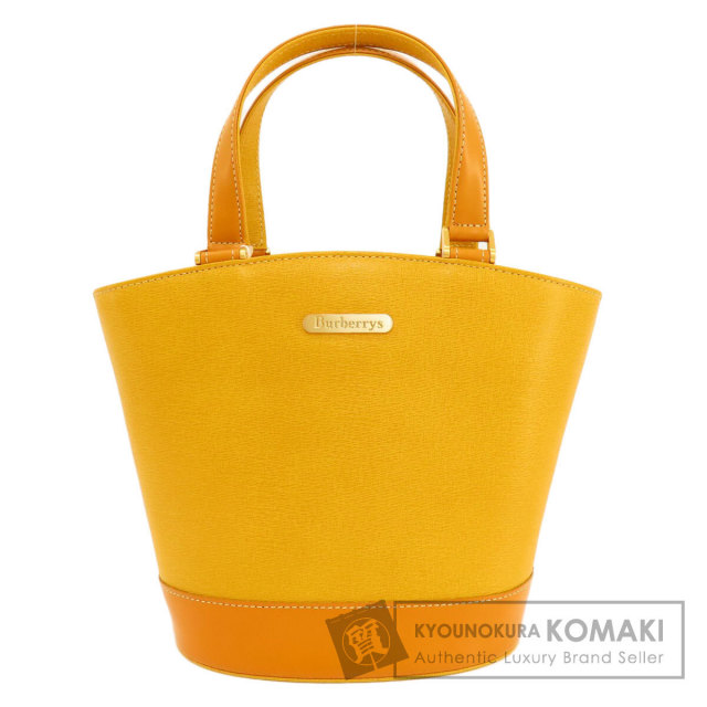 BURBRRY バーバリー ハンドバッグ トートバッグ イエロー BURBRRY
