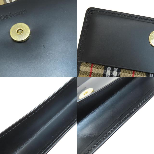 BURBERRY バーバリー 名刺入れ カードケース レザー レディース