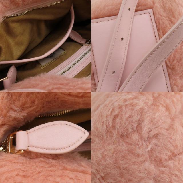 MAX MARA マックスマーラ ファー ショルダーバッグ アルパカ/ウール