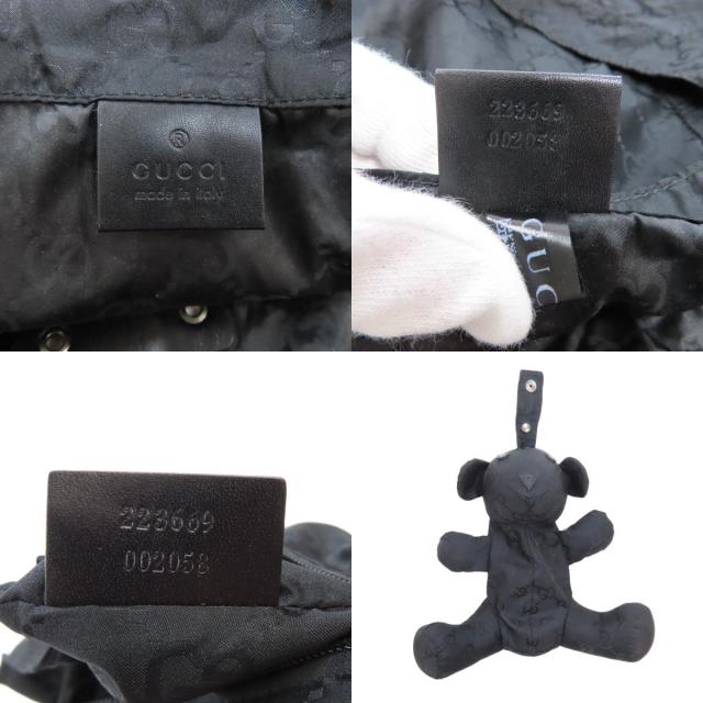 GUCCI グッチ 223669 GG ベア くま エコバッグ トートバッグ ナイロン