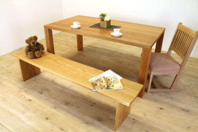 サイズオーダー可能】凛／RIN ベンチ（ブラックチェリー）