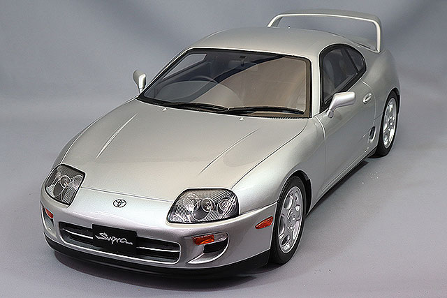 LCDモデル 1/43 トヨタ スープラ A80 シルバー