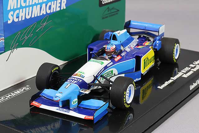 ミニチャンプス 1/43 ベネトン ルノー B195 1995 F1 モナコGP ウィナー