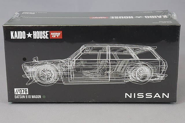 KAIDO HOUSE x TSM ミニGT 1/64 ダットサン KAIDO 510 ワゴン 4x4