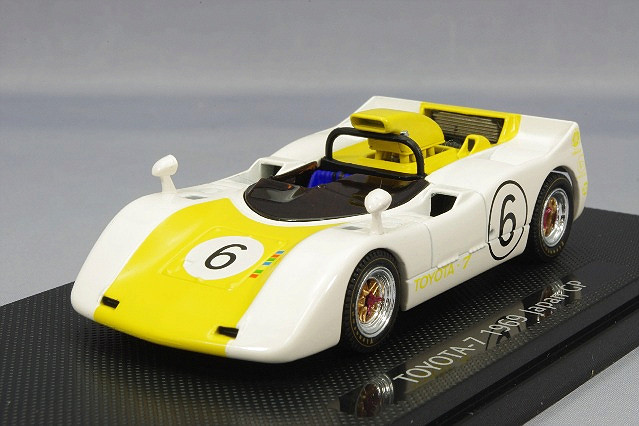エブロ 1/43 トヨタ 7 1969 日本グランプリ #6 蟹江光正/見崎清志 日本