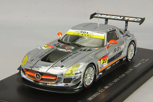 エブロ 1/43 グリーンテック SLS AMG GT3 2015 スーパーGT GT300 Rd.1