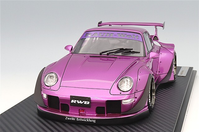 イグニッションモデル 1/18 RWB 993 パープルメタリック/WORKマイ