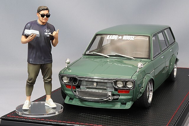 海外並行品 イグニッションモデル 1/18 ダットサン ブルーバード (510