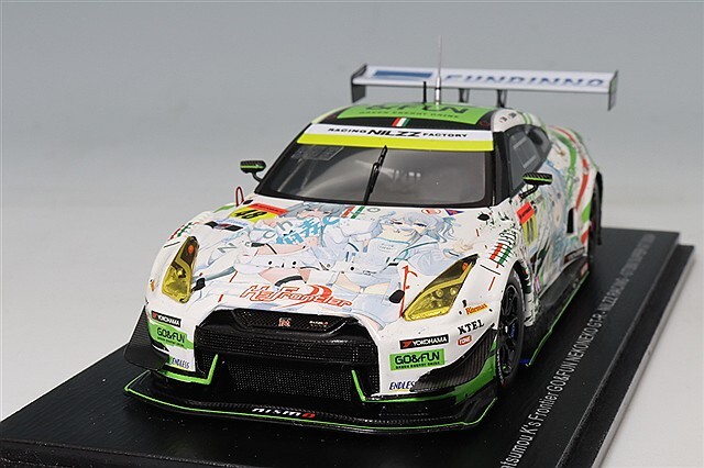スパーク 1/43 脱毛 ケーズフロンティア GO & FUN猫猫 GT-R NILZZ