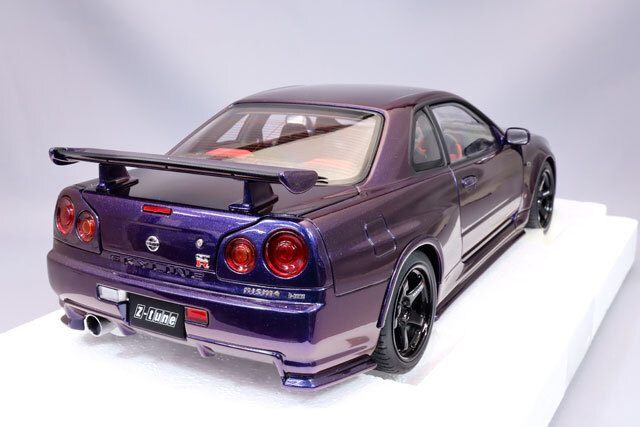 オートアート コンポジット 1/18 ニスモ R34 GT-R Z-tune ミッドナイト