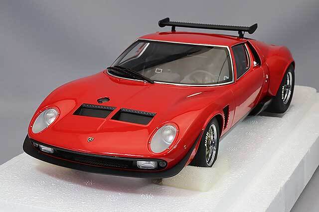 オートアート コンポジット 1/18 ランボルギーニ ミウラ SVR イオタ レッド