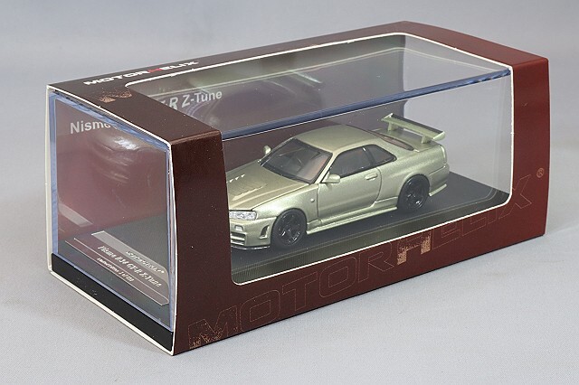 MOTORHELIX 1/64 日産 スカイライン GT-R R34 Z-TUNE ミレニアムジェイド