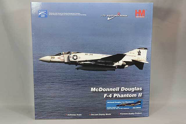 ホビーマスター 1/72 F-4J ファントム2 アメリカ海軍 ブルー