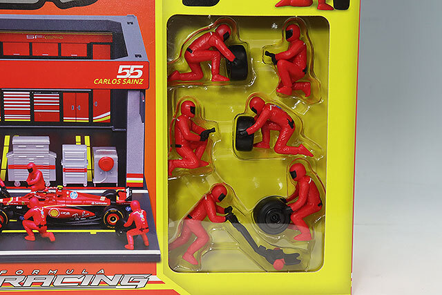 ブラゴ 1/43 フェラーリ PIT PASSセット 2024 F1 SF-24 #55 C.サインツ