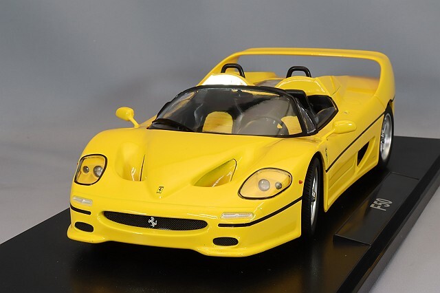 KKスケール 1/18 フェラーリ F50 1995 イエロー