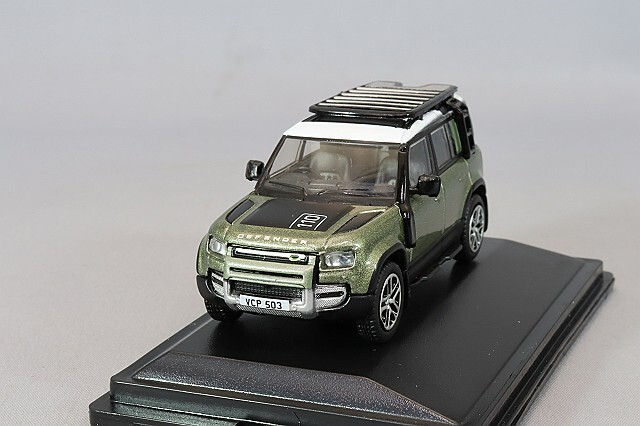 OXFORD 1/76 ニュー ランドローバー ディフェンダー 110 パンゲアグリーン