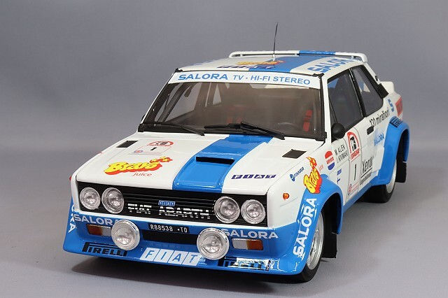 京商 1/18 フィアット 131 アバルト 1980 1000湖 ラリー ウィナー #1 M