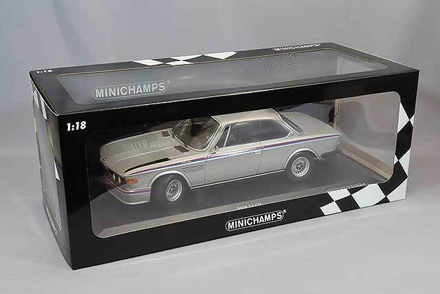 ミニチャンプス 1/18 BMW 3.0 CSL 1973 シルバー