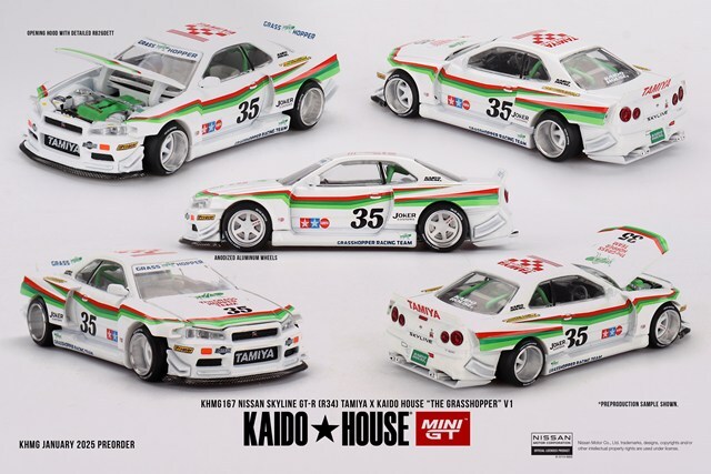 KAIDO HOUSE x TSM ミニGT 1/64 日産 スカイライン GT-R R34 TAMIYA x