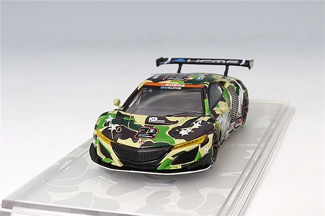 BAPE x POP RACE 1/64 ホンダ NSX GT3 EVO22 KCMG 