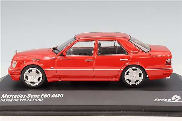 ソリド 1/43 メルセデスベンツ W124 E60 AMG 1994 レッド