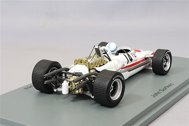 スパーク 1/43 ホンダ RA302 1968 F1 イタリアGP プラクティス #14 J