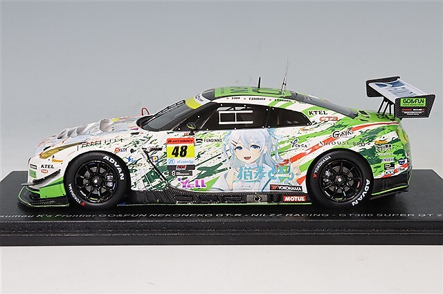 スパーク 1/43 脱毛 ケーズフロンティア GO & FUN猫猫 GT-R NILZZ