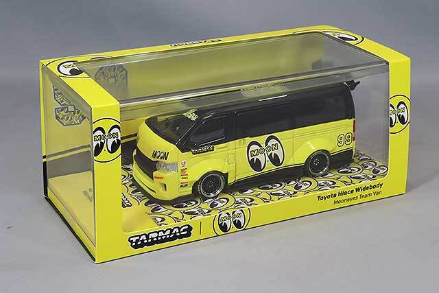 Tarmac 1/43 トヨタ ハイエース ワイドボディ ムーンアイズチーム バン