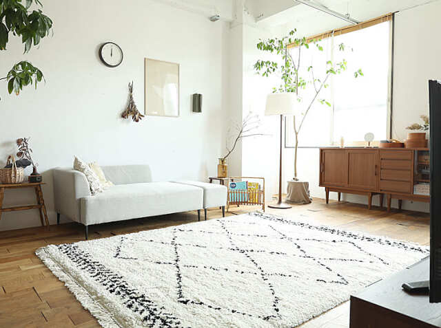 ラグマット BOHOM（ボホム）200×250cm｜北欧・ヴィンテージインテリア