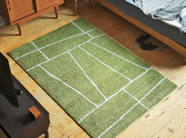 省エネラグマット ジオーニ（Gioni) 130cm×190cm｜北欧・ヴィンテージ