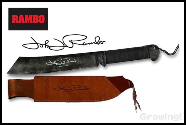 ナイフショップ グローイング！□ランボーIV 公式レプリカ RAMBO4 迫力