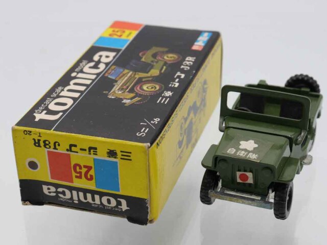 ミニカーショップ ケンボックス トミカ 黒箱☆25☆三菱ジープ J3R