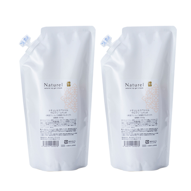 ナチュレルSPゲルクリームPLUS エコツインセット（詰替550g×2） ナユタ