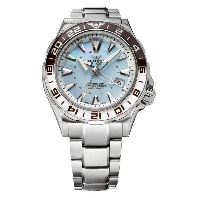 99本限定】KENTEX マリンGMT アイスブルーMOP／ MARINE GMT IceBlue