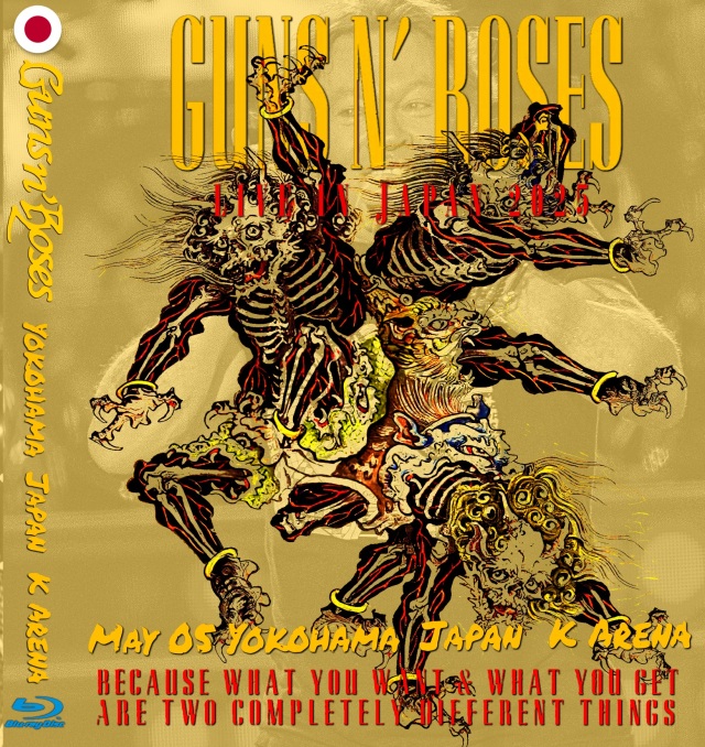 コレクターズBlu-ray （ガンズ・アンド・ローゼズ2025年5月5日 横浜