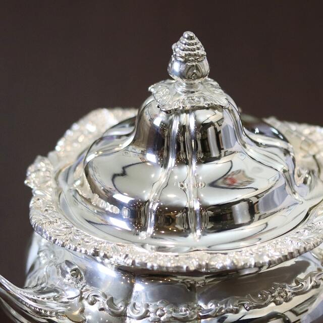 中古】Tiffany（ティファニー）家庭用4点ティーセット tf-90